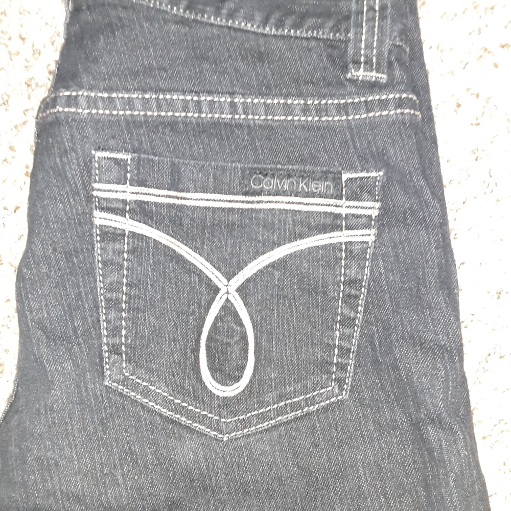 Calvin Klein black vintage skinny jeans